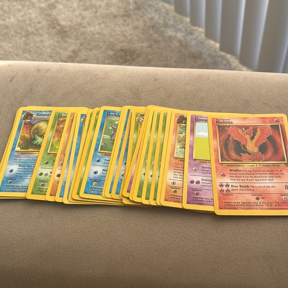 26 fossil pokemon cards